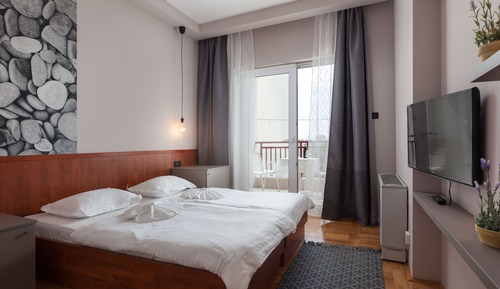 Habitación Confort doble, balcón, vistas al mar