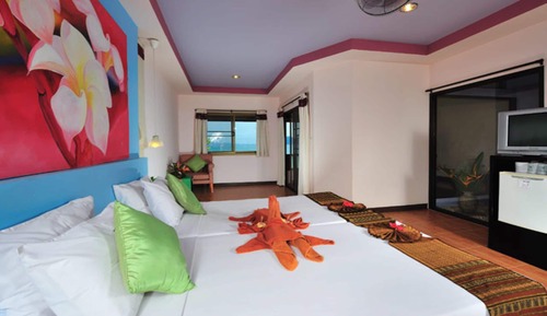 Habitación superior, vistas al mar