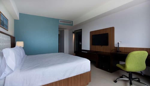Habitación, 1 cama de matrimonio grande, frigorífico