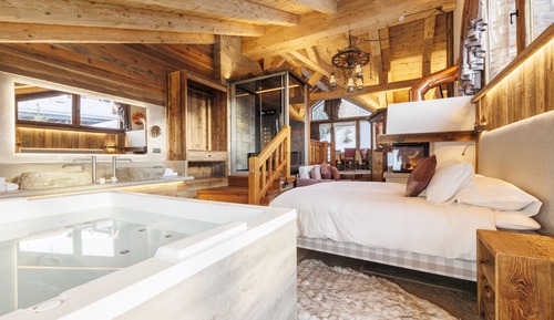 Suite estudio romántica, chimenea (sauna)