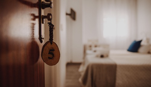 Habitación doble, 2 camas individuales, planta baja