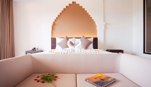Habitación panorámica, 1 cama de matrimonio, vistas al mar