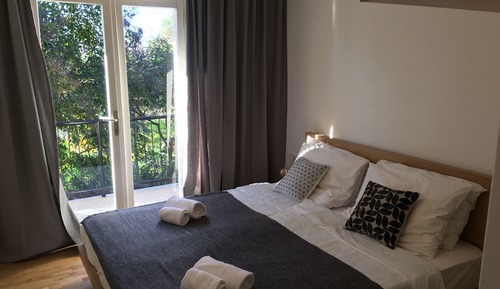 Apartamento Confort, 1 habitación, vistas al jardín, junto a la playa