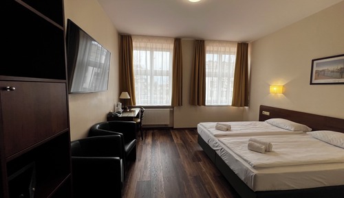 Habitación estándar con 1 cama doble o 2 individuales, 1 cama doble o 2 individuales