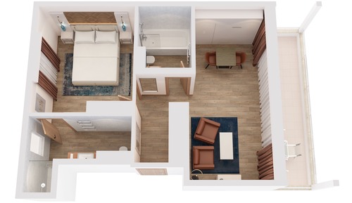 Suite, 1 habitación