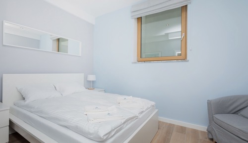 Apartamento, 1 habitación, sauna, vistas al jardín