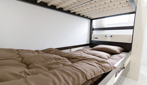 Habitación estándar con 2 camas individuales, no fumadores, baño compartido