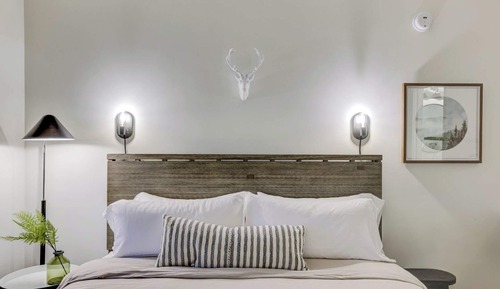 Estudio de lujo, 1 cama de matrimonio grande