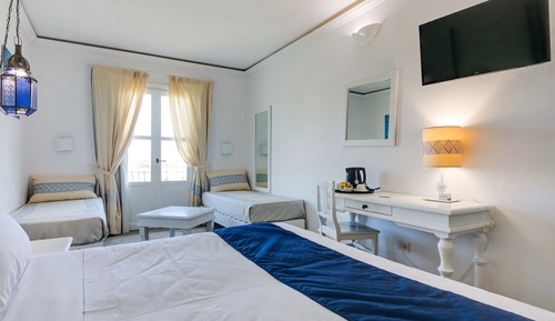 Habitación familiar, vistas al mar