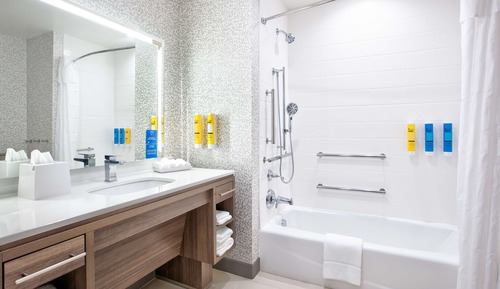 Estudio, 1 cama de matrimonio grande, accesible para personas con discapacidad (Bathtub)