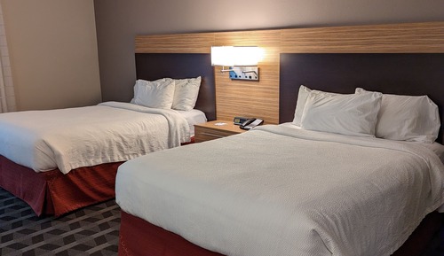 Estudio, 2 camas de matrimonio, no fumadores (Mobility Accessible, Roll-In Shower)