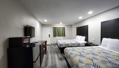 Standard Room, 2 Queen Beds, Non Smoking, Refrigerator & Microwave