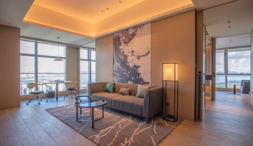 Suite, 1 cama de matrimonio grande, vistas a la bahía (Renaissance)