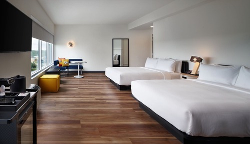 Habitación, 2 camas de matrimonio, no fumadores