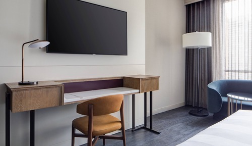 Habitación Deluxe, 1 cama de matrimonio grande, no fumadores, vistas a la ciudad