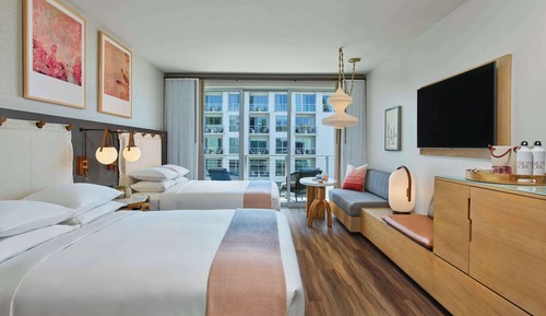 Habitación, 2 camas de matrimonio