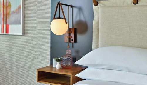 Habitación, 2 camas de matrimonio, vistas al mar