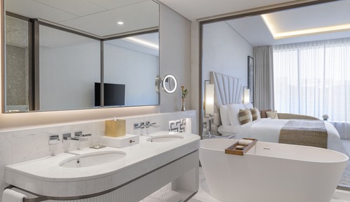 Deluxe King Room with City View KYMA beach access Signature St. Regis Butler Service
