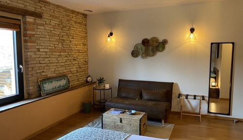 Suite Confort, baño privado, vistas al patio (Loft)