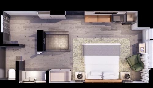Habitación Premium, 1 cama de matrimonio grande