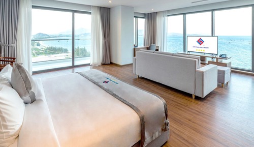 Suite junior, 1 cama de matrimonio grande, vistas al mar