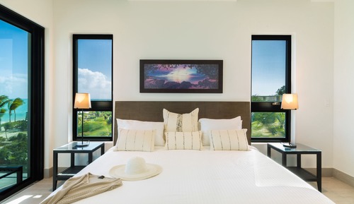 Suite de lujo, 2 habitaciones, vistas al mar, en esquina