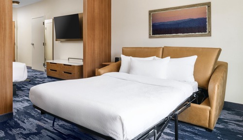 Suite, 1 cama de matrimonio grande con sofá cama, no fumadores (Hearing Accessible)