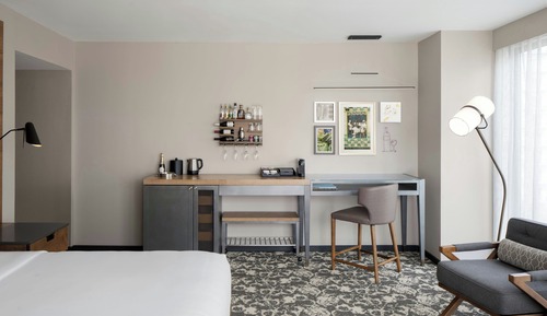 Habitación, 1 cama de matrimonio grande, no fumadores, vistas a la ciudad (Corner)