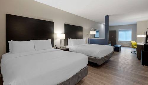 Habitación, 2 camas de matrimonio, accesible para personas con discapacidad, no fumadores