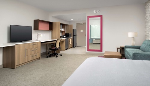 Estudio, 1 cama de matrimonio, accesible para personas con discapacidad (Roll-In Shower)