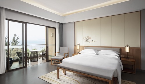Suite, 1 cama de matrimonio grande, balcón, vistas al mar (Seaview)