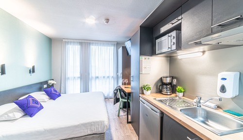 Estudio estándar, 1 cama de matrimonio