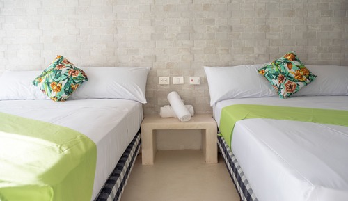 Suite estudio Deluxe, 2 camas de matrimonio, balcón
