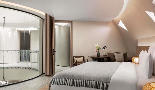 Habitación Deluxe, 1 cama de matrimonio grande, vistas a la montaña