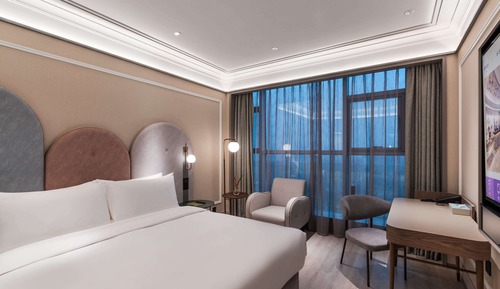 Habitación Deluxe, 1 cama de matrimonio grande (City Side)