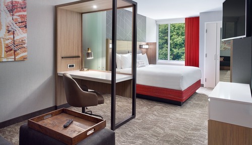 Suite estudio, 1 cama de matrimonio grande con sofá cama