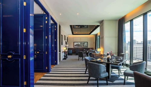 Habitación de lujo, 1 cama de matrimonio grande, Acceso al salón del club
