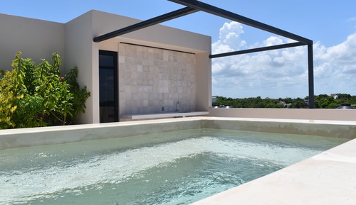 Ático de lujo, 3 habitaciones, piscina privada, vistas al parque