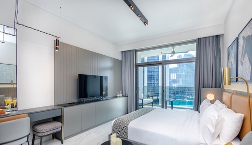 Estudio City, 1 cama de matrimonio