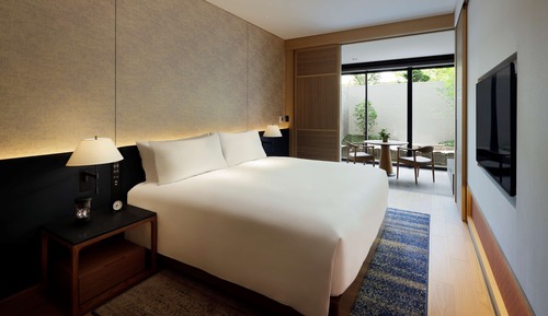 Habitación Deluxe, 1 cama de matrimonio grande, vistas al jardín (Onsen 1 King Bed)