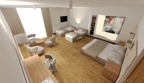 Habitación cuádruple familiar