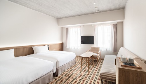 Habitación con 2 camas individuales, accesible para personas con discapacidad, no fumadores