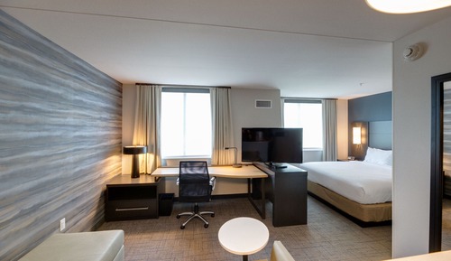 Estudio, 1 cama de matrimonio grande con sofá cama (Hearing Accessible)
