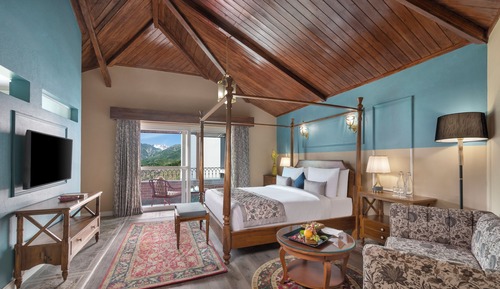 Suite presidencial, balcón