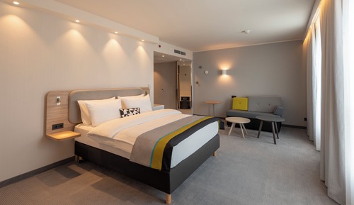 Habitación estándar, 1 cama de matrimonio con sofá cama
