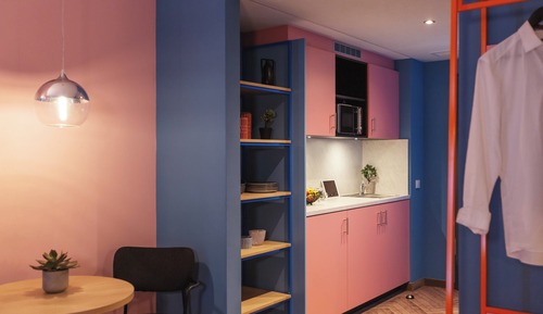 Habitación Premium, 1 cama de matrimonio, cocina básica