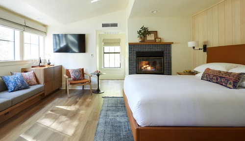 Habitación, 1 cama de matrimonio grande, bañera (Cazadero, Cedar Tub)