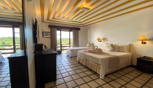 Habitación triple Deluxe, vistas al mar