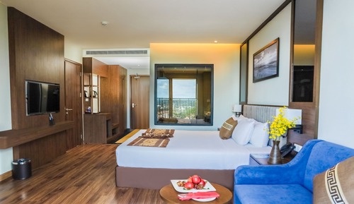 Habitación familiar, habitaciones comunicadas, vistas al mar (Deluxe)