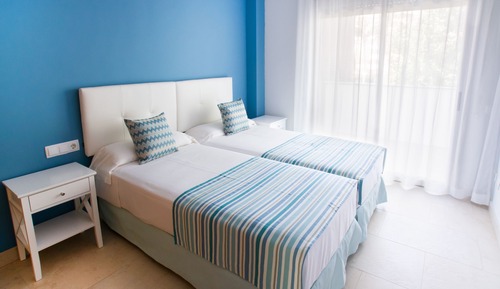 Apartamento Deluxe, 2 habitaciones, terraza, vistas a la piscina